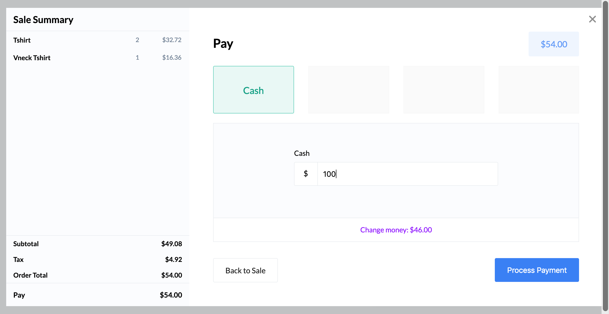 Payment Receipt Page