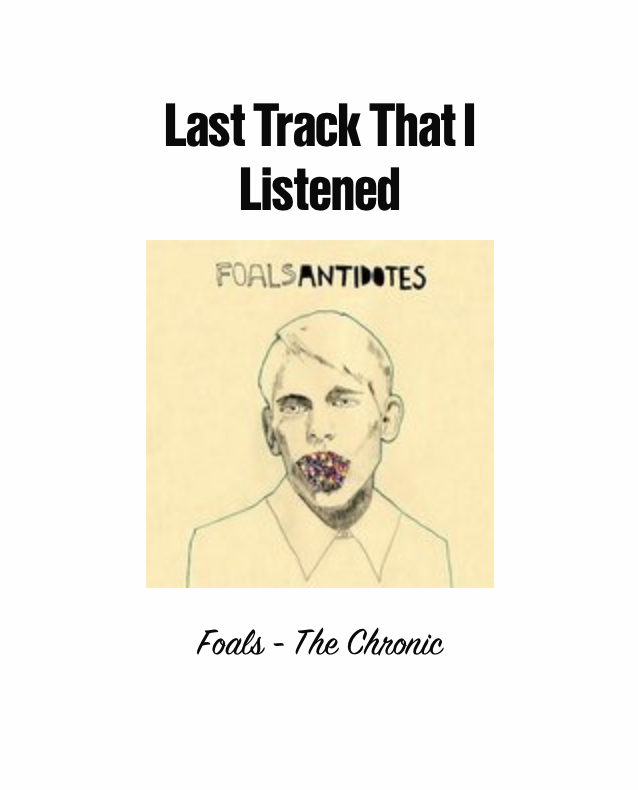 What Am I Listening To? widget on Page (Last Track That I Listened)
