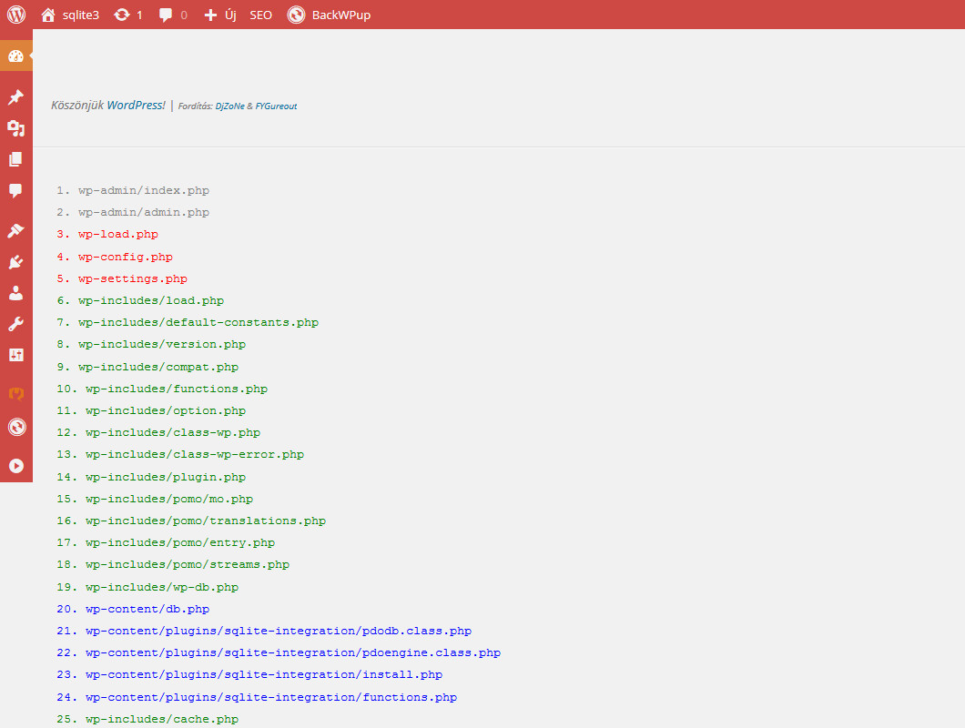 This is an old screenshot. You can see the filenames after the admin footer.