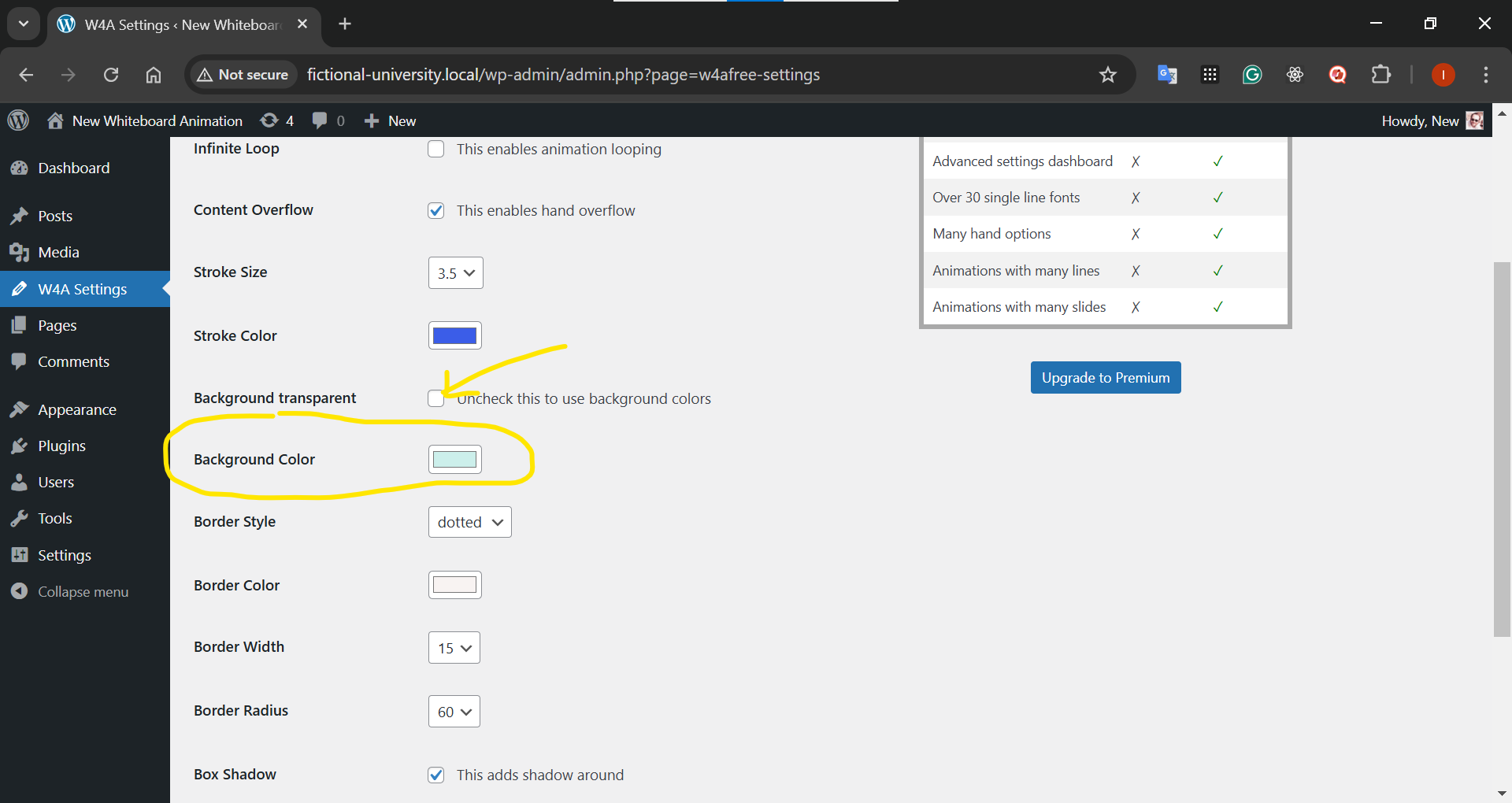 Or choose any Text Box background color, but uncheck transparency.