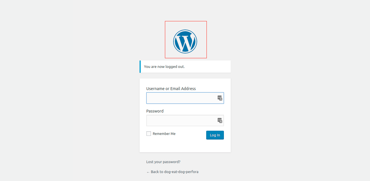 Login Page Before Activation