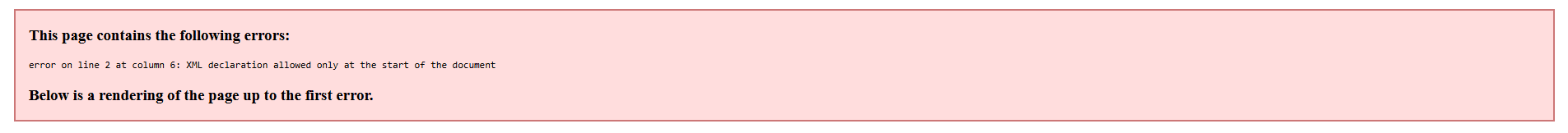 Browser error message without the plugin (before fix)