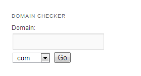 The widget settings in wp-admin