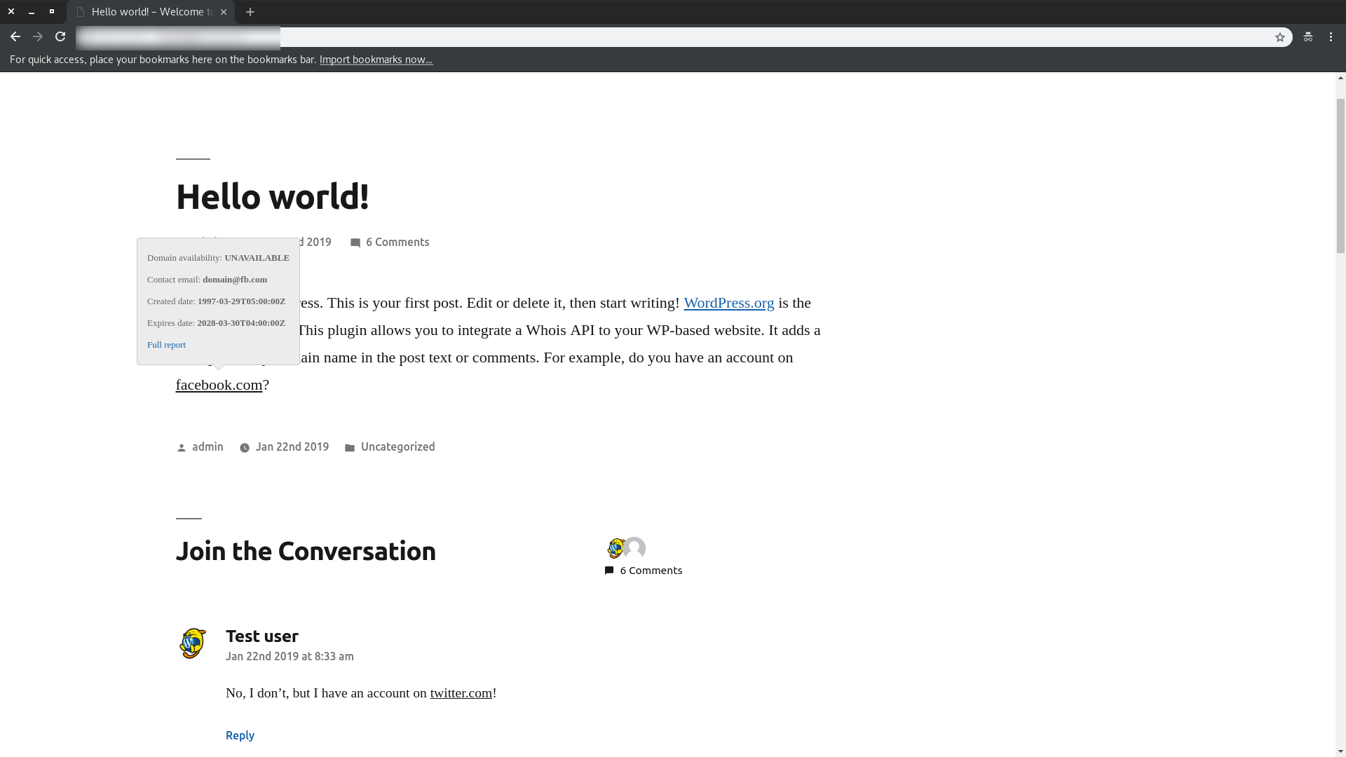 You can see an example of the tooltip in the screenshot.