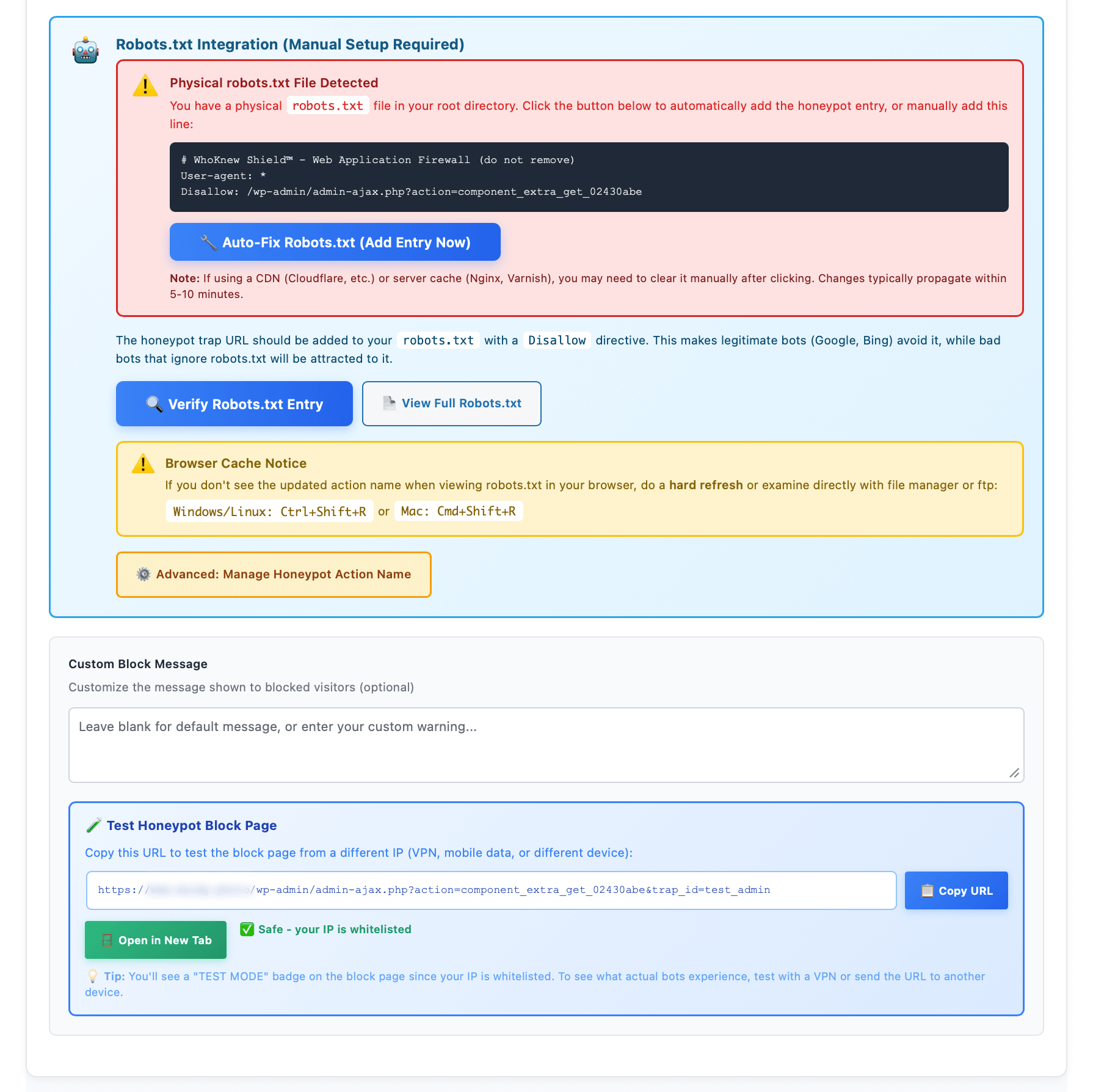**Pro: Military-Grade Protection** — Domain-locked encryption unique to your site unlocked with Pro