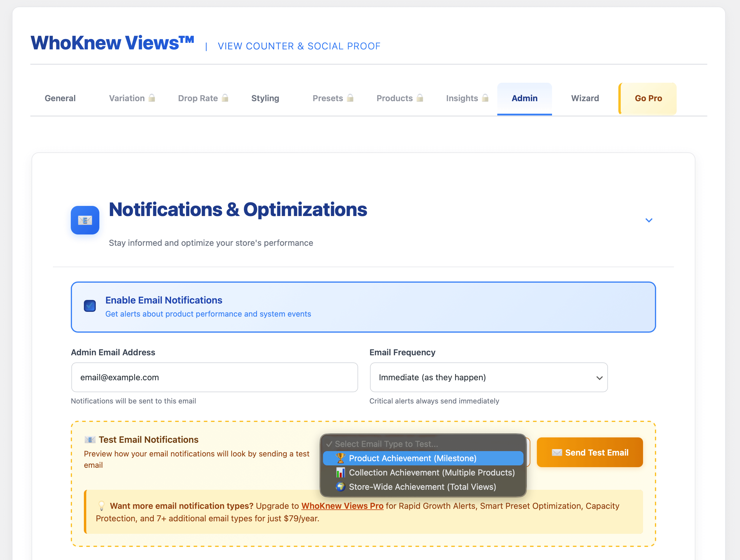 Stunning view counter designs — Professional styling with live preview