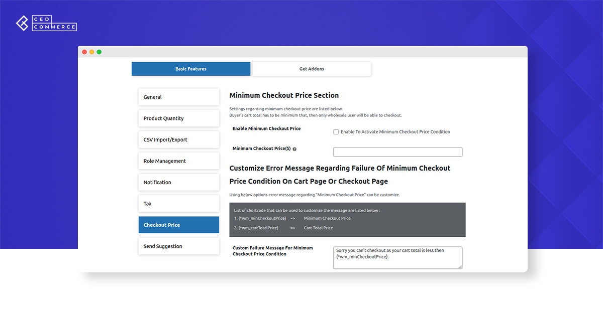 Wholesale price on admin products edit section