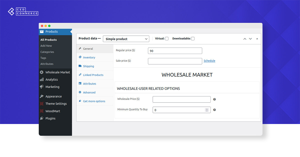 Wholesale role request at admin users table