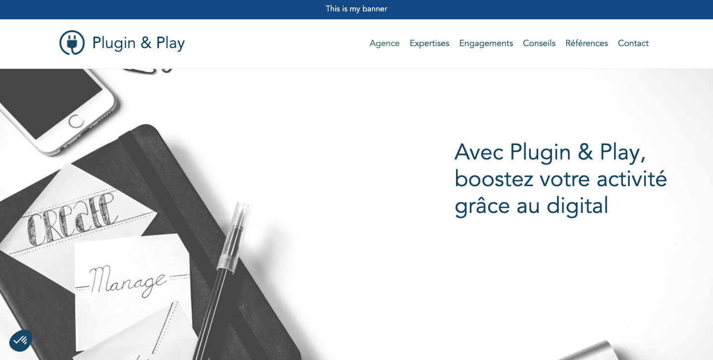 Wide banner plugin: Front Office