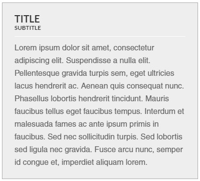 Frontend subtitle example (after title - inside heading)