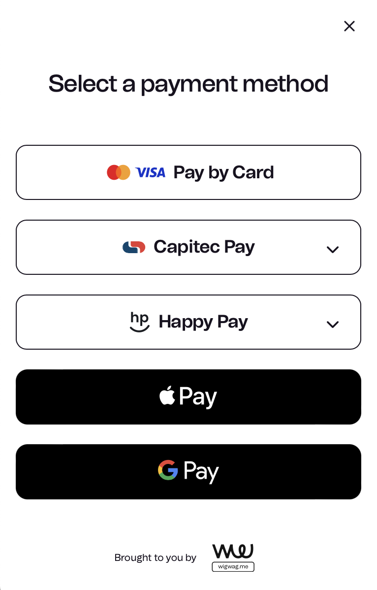 The hosted payment flow
