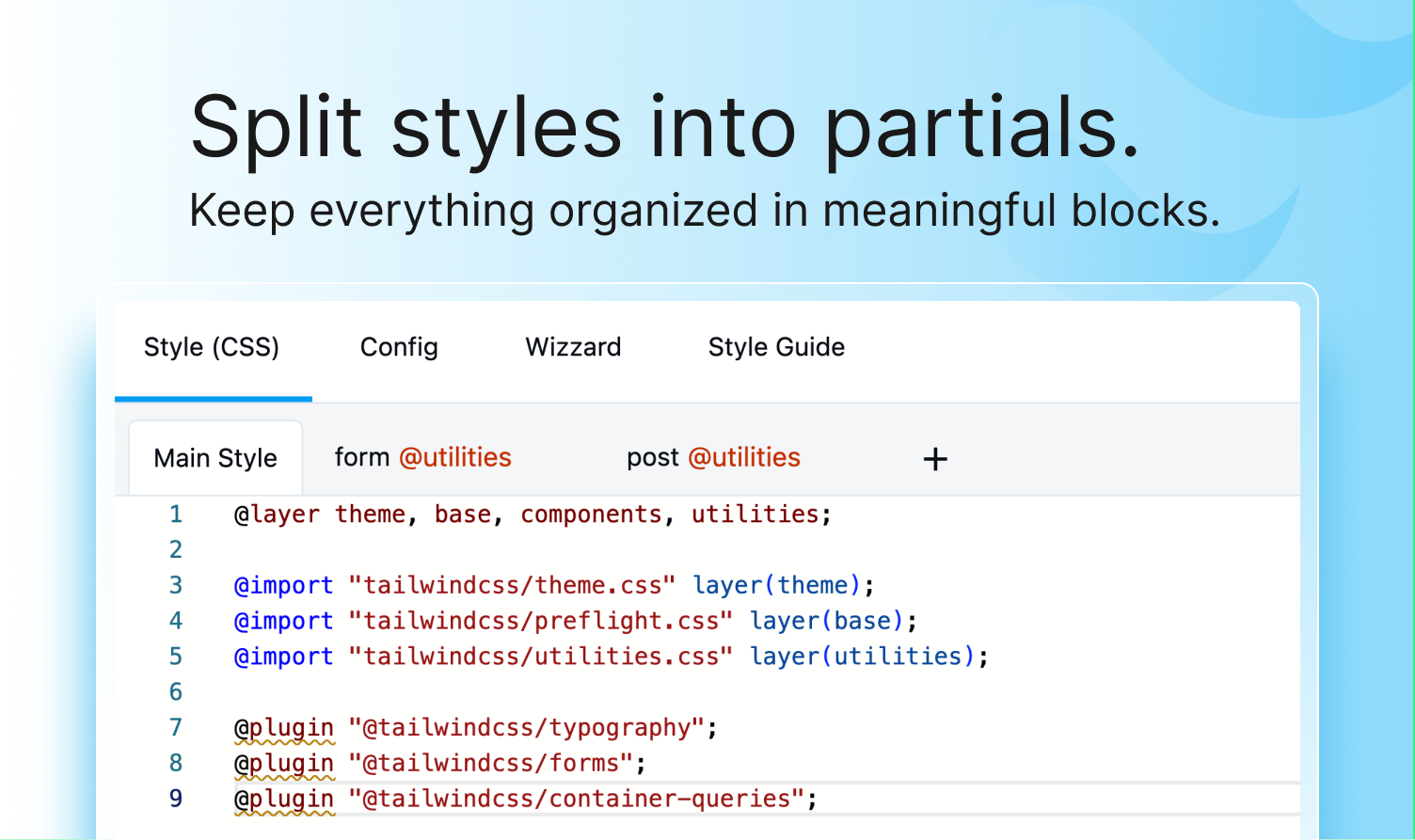 Tailwind classes in Gutenberg