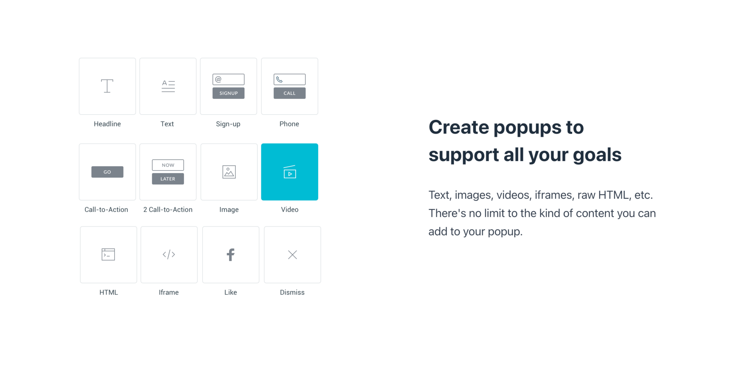 Achieve all your marketing goals in just a few clicks.
