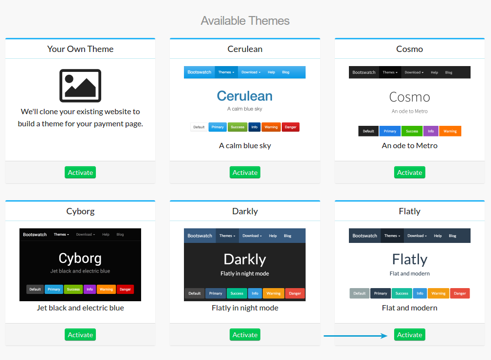 Distraction-free themes
