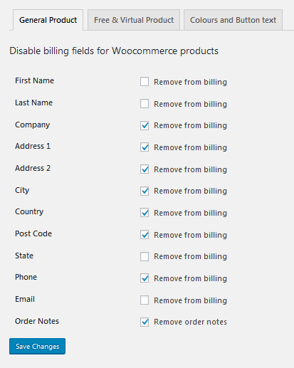 Customize checkout fields