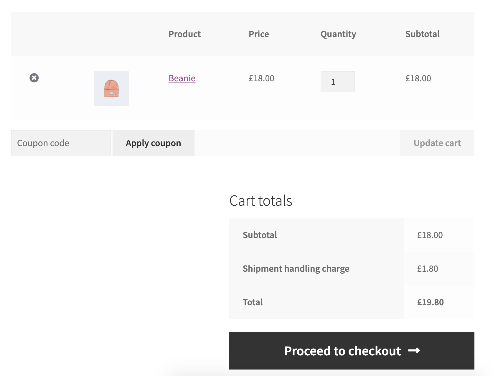 [screenhot-2.png] Cart Frontend - Cart page