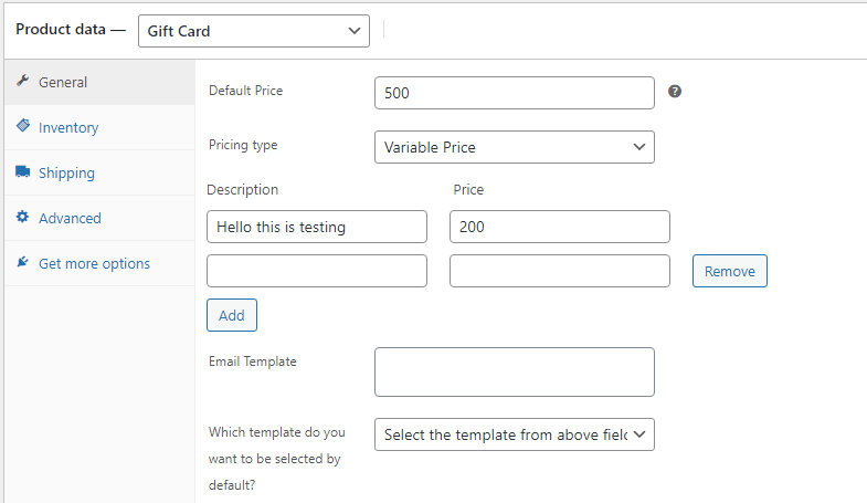 **Other Settings** - This setting provides the disable options for the apply coupon code and preview option.