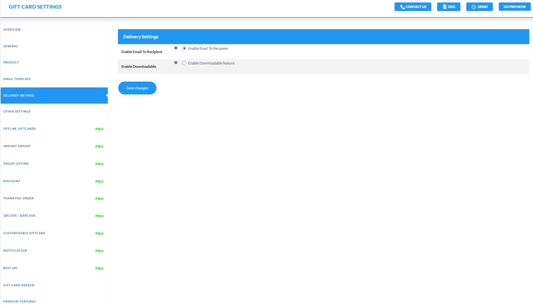 **Variable  Price** - In this setting, the customer can select the variable price option and add a description.