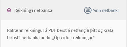 The message seen by customer when they select Konto's payment method