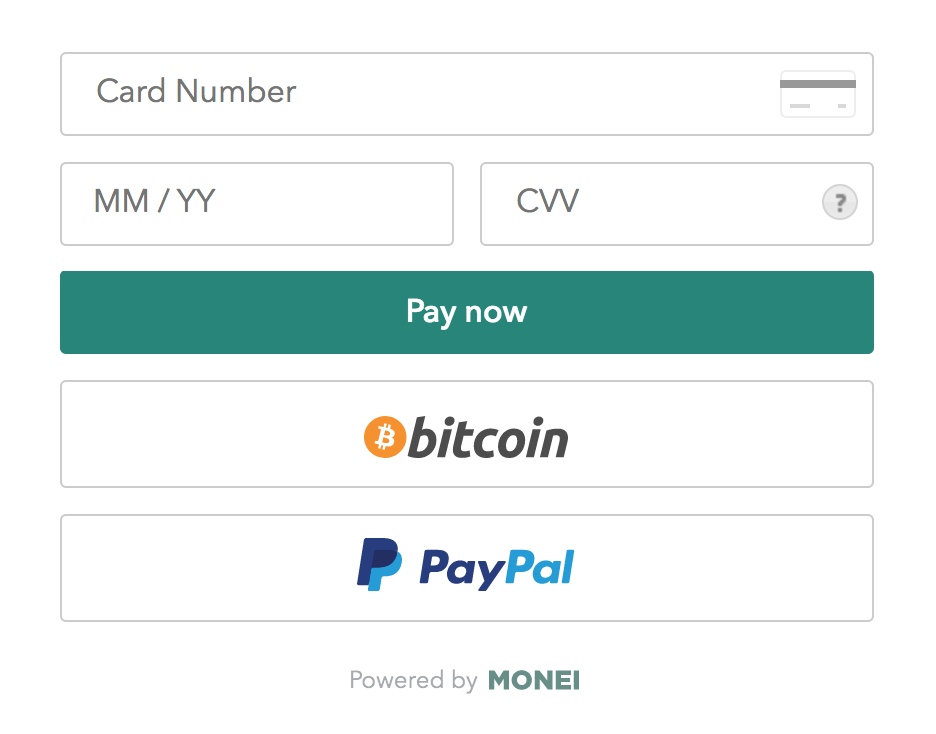 Basic payment form
