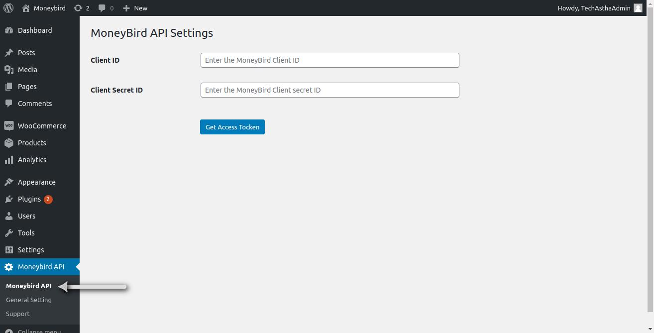 Here enter the Client ID,Client secret ID then you can get Access Token.