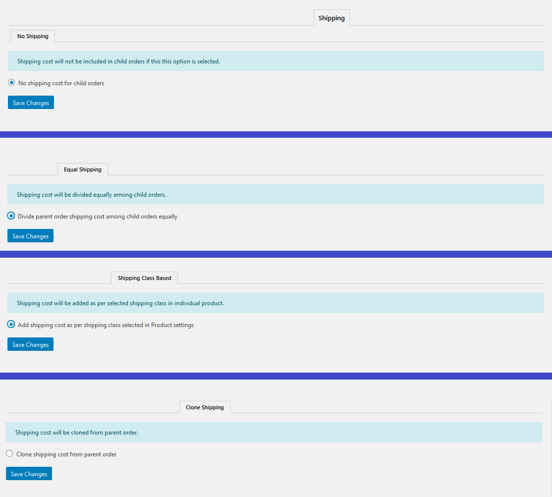 Screen Options
