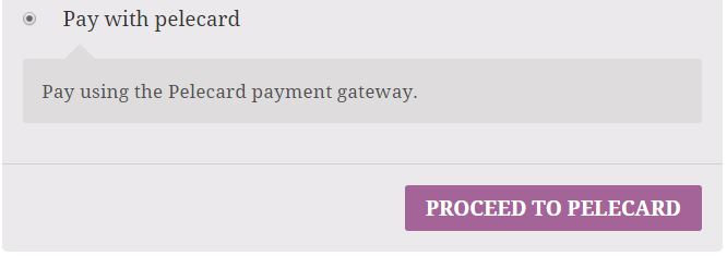 Payment gateway selection.
