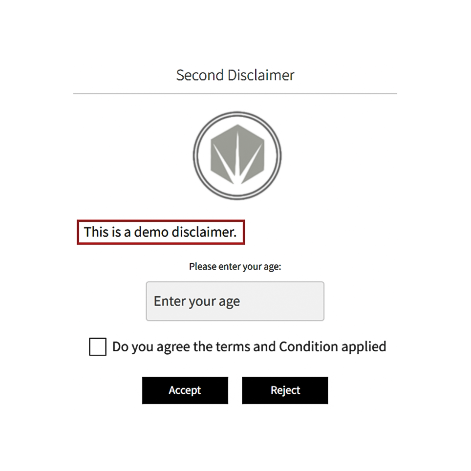 **Confirm Age**