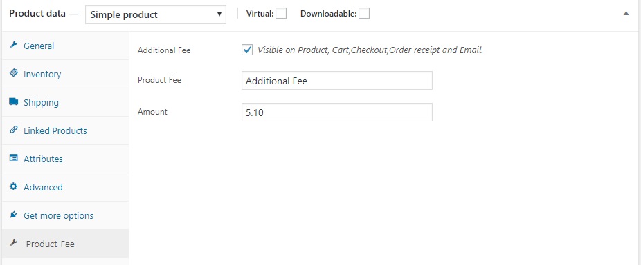 Admin interface where admin can decide to visible for fronted user or not.