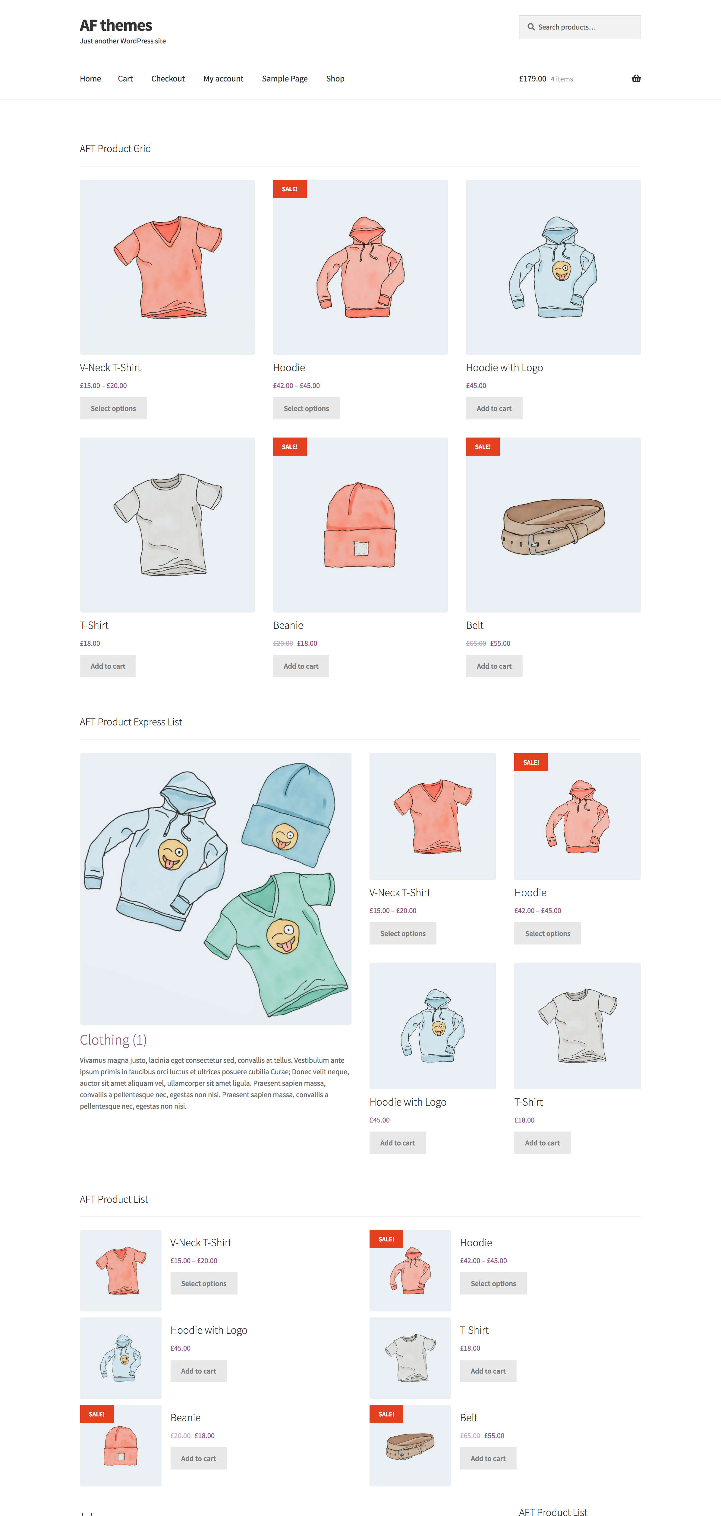 Woo Product Showcase