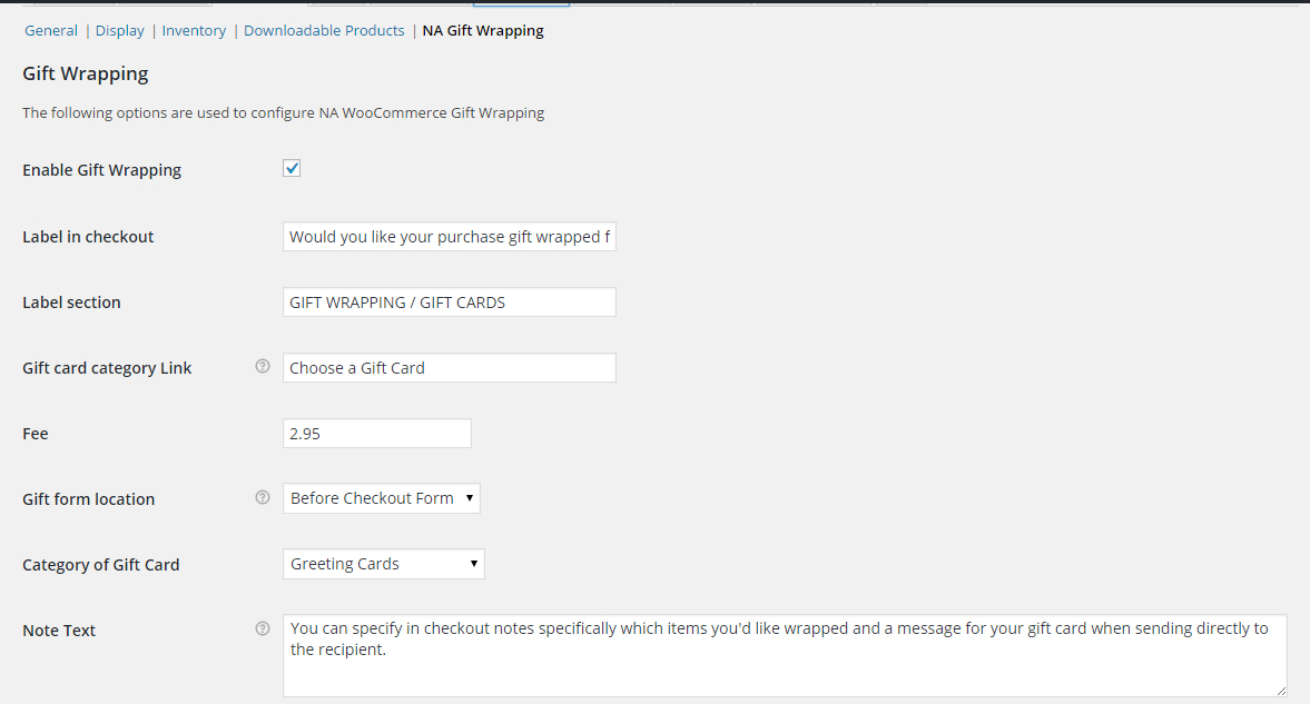 This is admin setting
