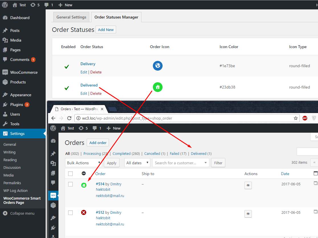 Very useful for sales experience. You can build the logic of your online store as you want. Add any intermediate steps between buying and shipping goods from the warehouse. Make colorful icons and you will not get lost in the interface.