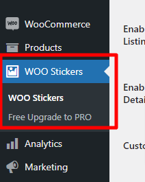 Custom Sticker Configuration of WooStickers Plugin.