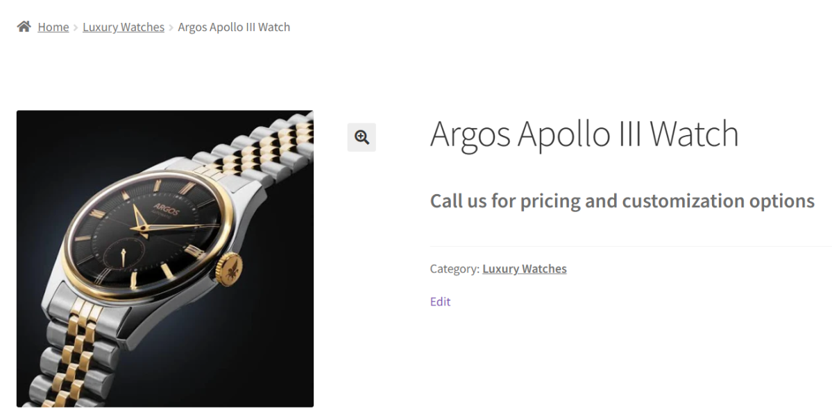 Exclude products or categories from Call for Price.