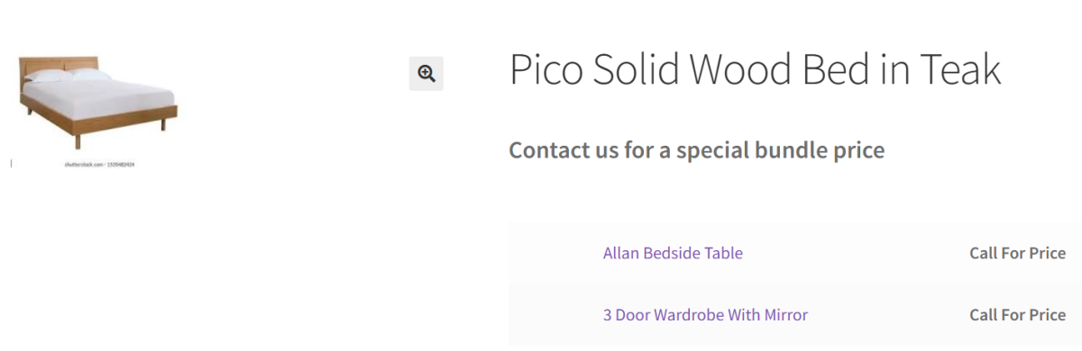 Show stock status for empty priced products.