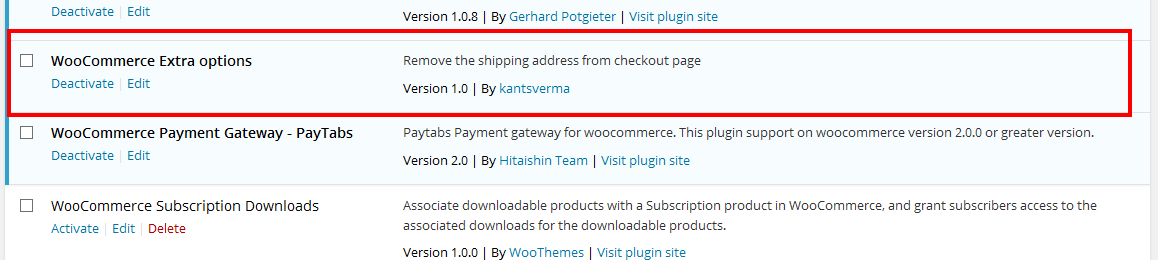 This is the view of plugins in list of plugings and you can activate it by clicking on activate.