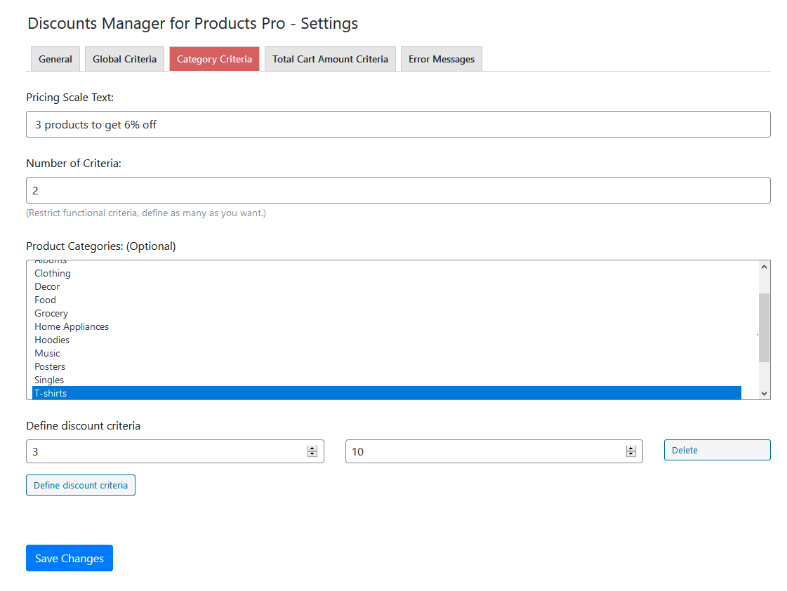 WooCommerce Cart View - Discount Option Selected (Pro Feature)