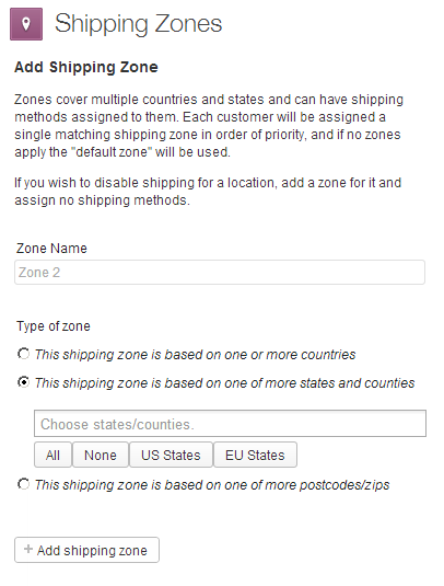 If you're using a plugin that uses shipping zones to calculate shipping like (WooCommerce Table Rate Shipping) Go to Woocommerce -> Shipping Zones.