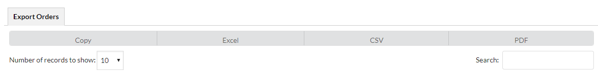 Export Order Buttons no longer using flash