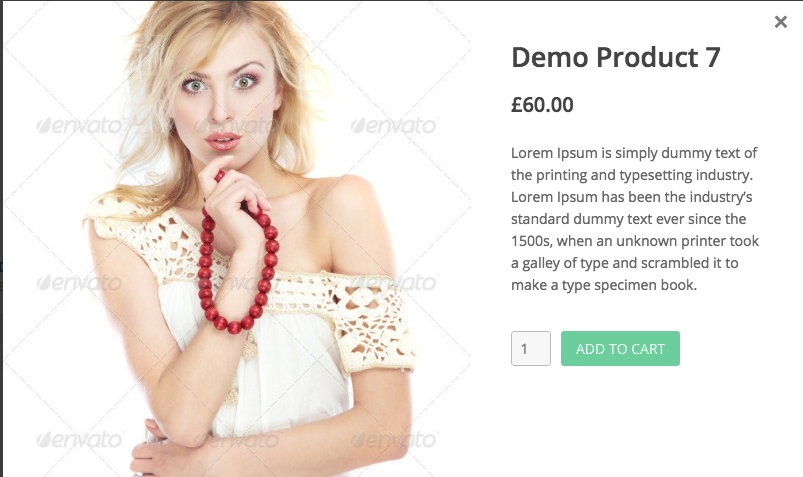 WPB Product Quick View Popup for WooCommerce in action.