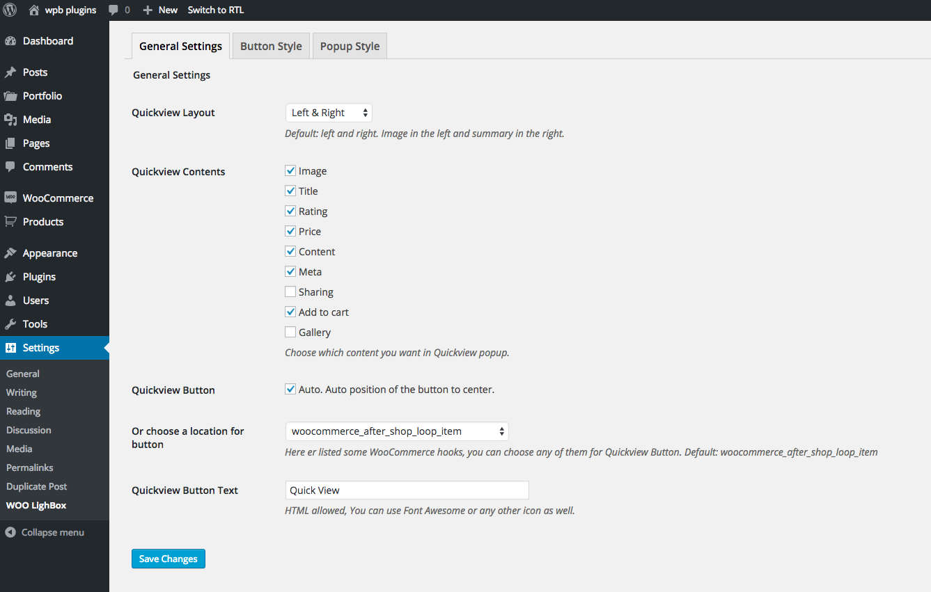 General Settings ( Only for PRO ).