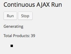 Continuous generator running.