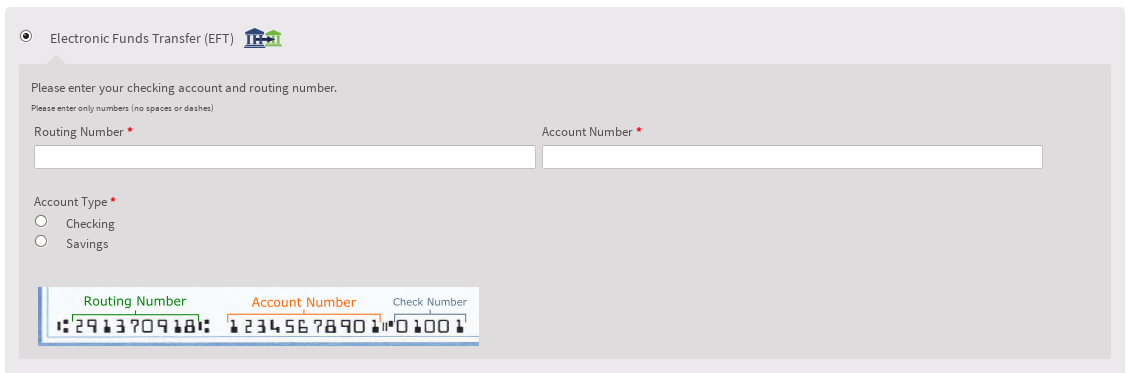 User checkout