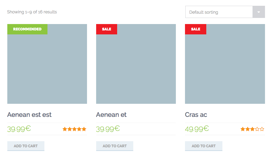 Front-end with additional styling