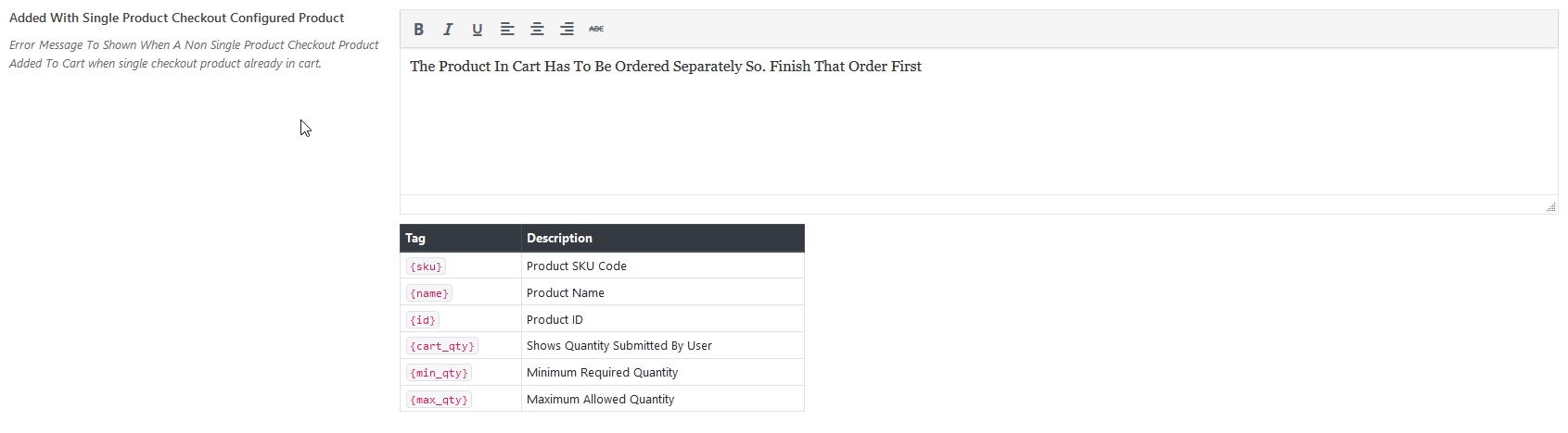 Plugin Settings