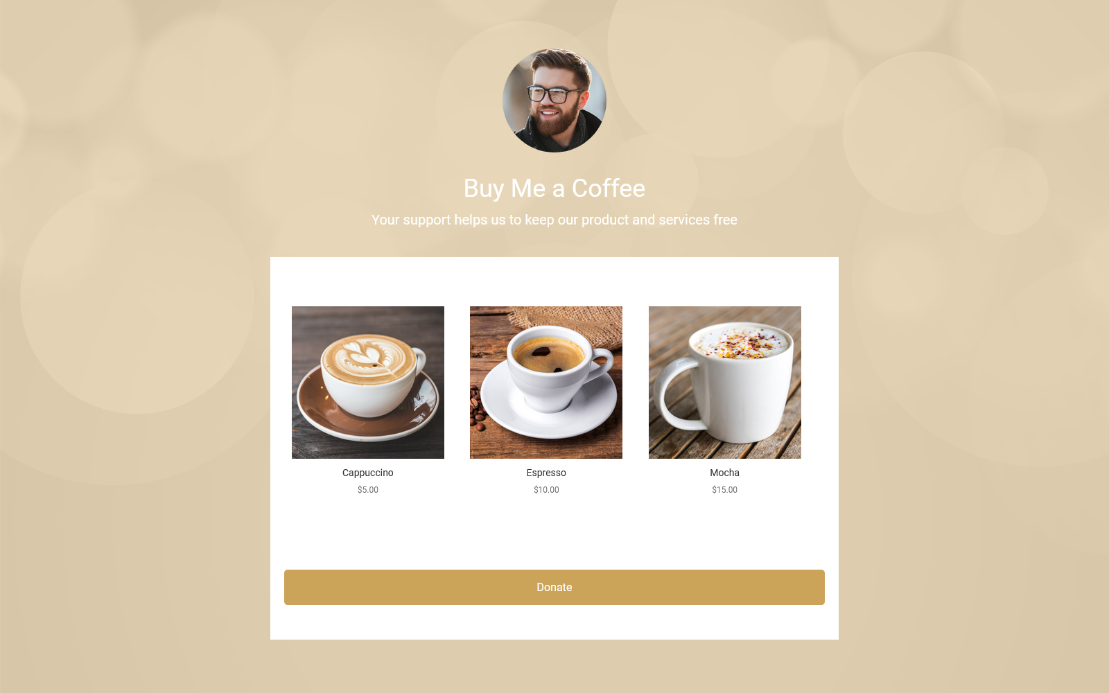 Conversational form with welcome  screen
