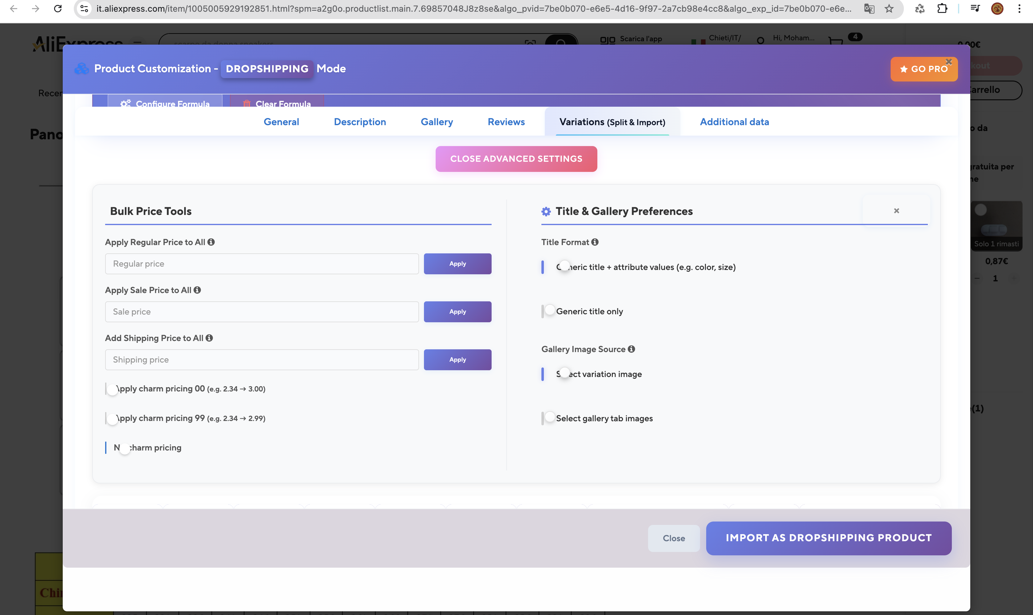 Advanced product customization tools