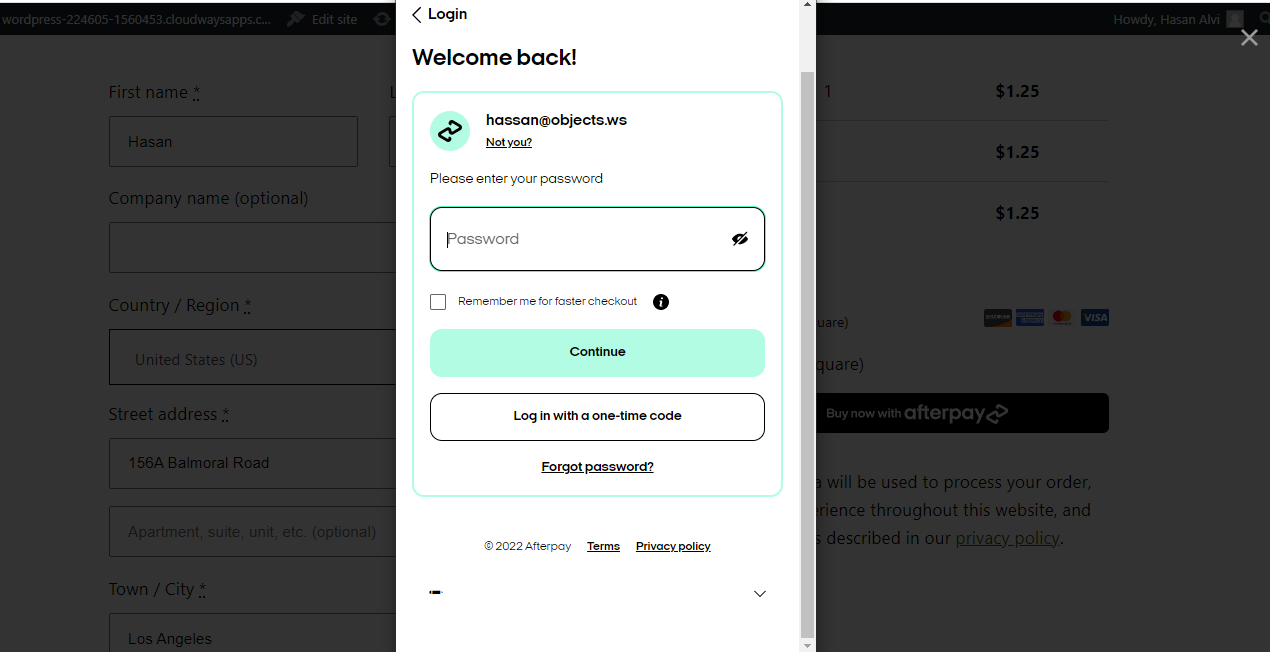 Square payment configurations to accept mobile and credit card payments