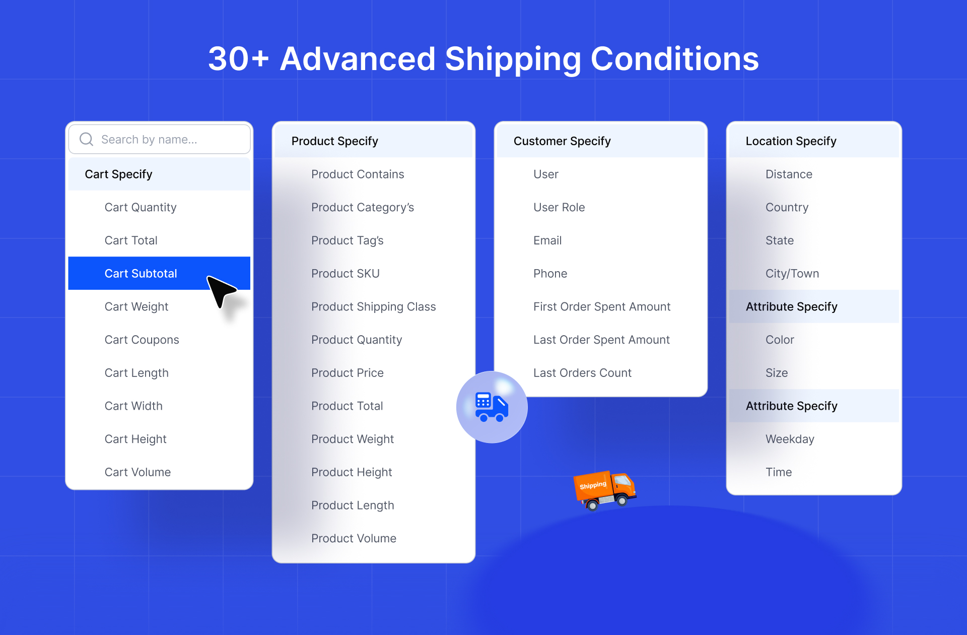 30+ Table Rate Shipping Conditions