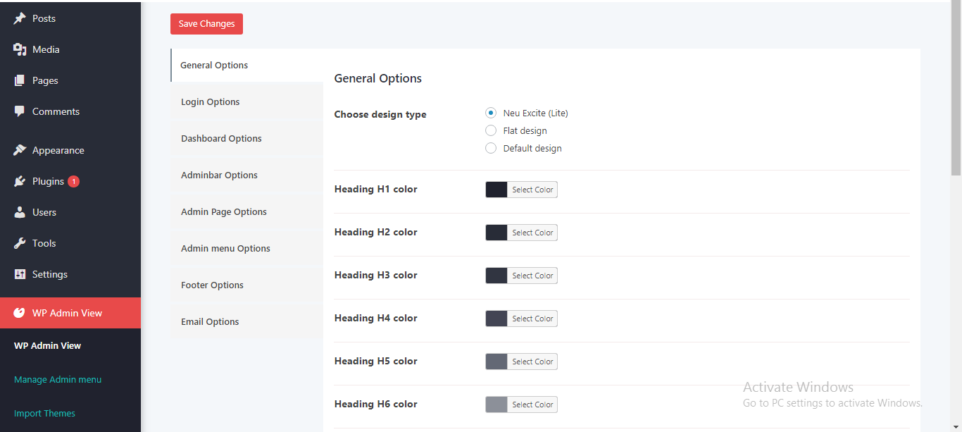 General Options